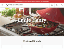 Tablet Screenshot of kitchenvirtue.com